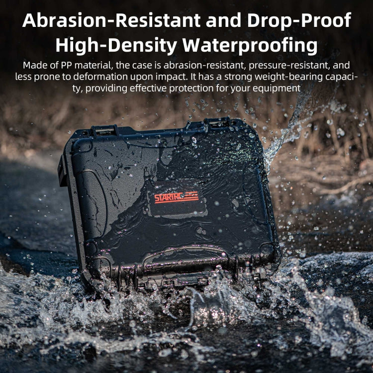 For DJI Osmo Action 5 Pro STARTRC Waterproof EVA ABS Dual-layer Suitcase Storage Box, For DJI Osmo Action 5 Pro