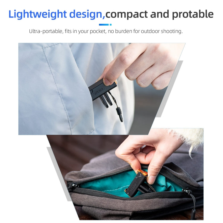 For DJI Osmo Action 5 Pro STARTRC Plastic Quick Adapter Magnetic Extension Bracket, For DJI Osmo Action 5 Pro / 4 / 3 Plastic