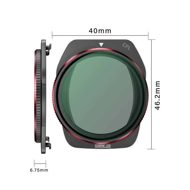 For DJI Air 3S STARTRC CPL Lens Filter, CPL