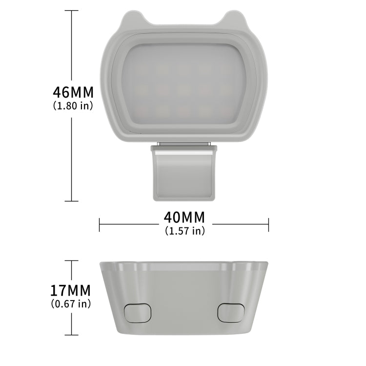 STARTRC Multi-functional Universal Cat-ears Magnetic Fill Light Beauty Selfie Light for DJI OM6/OM SE/OM 5/OM4 SE, Fill Light