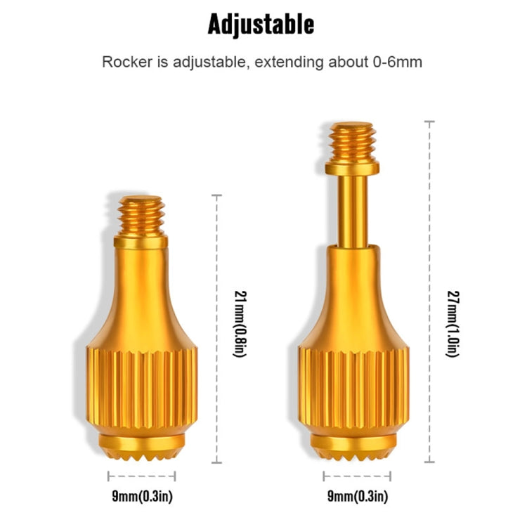 2 PCS STARTRC Drone Remote Control Retractable Adjustment Aluminum Alloy Rockers for DJI  Air 2S / Mini 2 / Mavic Air 2, For DJI Air 2S / Mini 2 / Mavic Air 2