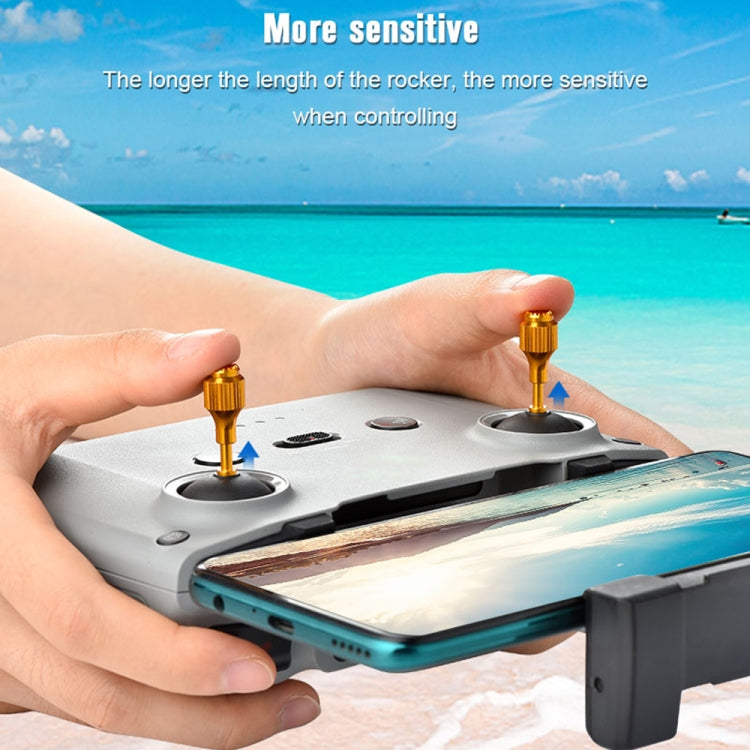 2 PCS STARTRC Drone Remote Control Retractable Adjustment Aluminum Alloy Rockers for DJI  Air 2S / Mini 2 / Mavic Air 2, For DJI Air 2S / Mini 2 / Mavic Air 2