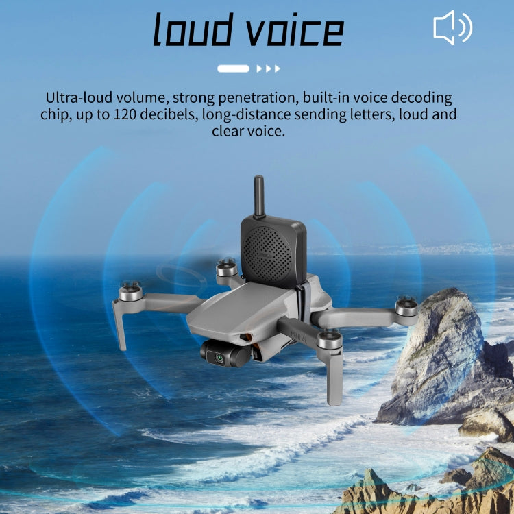 STARTRC Drone Megaphone Wireless Portable Speaker 1KM Control for DJI Mavic / Air / Mini Series, 1KM Control