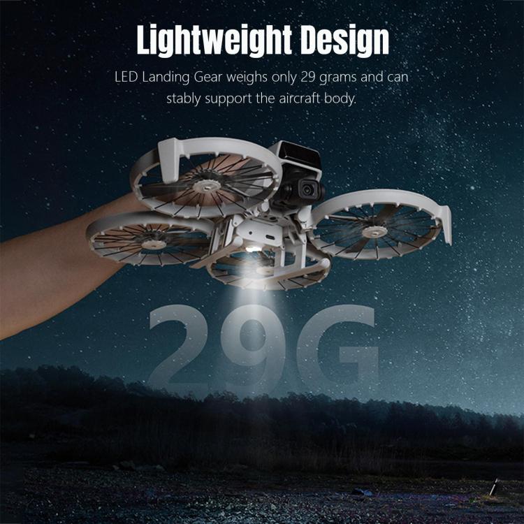 For DJI Flip STARTRC LED Light Folding Heightened Landing Gear Training Rack
