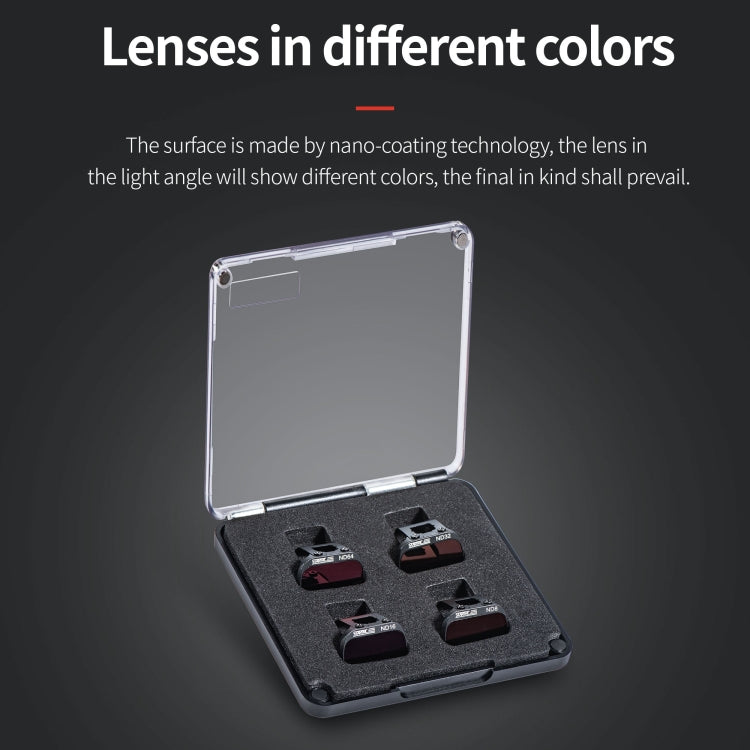 For DJI Mini 4K / Mini 2 SE / Mini 2 STARTRC 4 in 1 ND8 ND16 ND32 ND64 Lens Filter, For DJI Mini 4K / Mini 2 SE / Mini 2