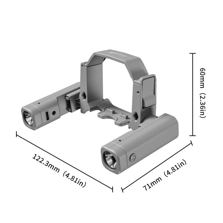 For DJI Mini 4 Pro STARTRC Night Navigation Searchlight LED Flashlight Rechargeable Refill Lighting Signal Light