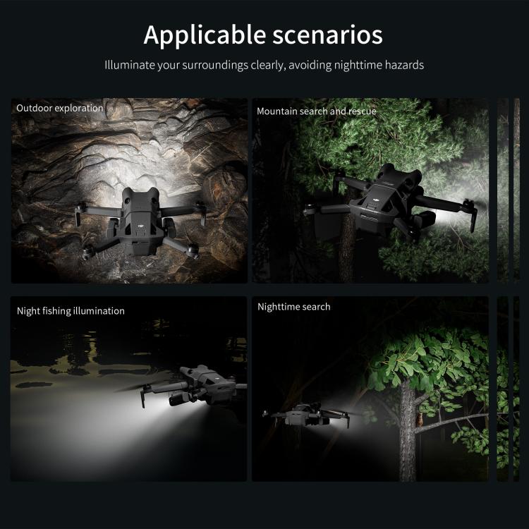 For DJI Mini 4 Pro STARTRC Night Navigation Searchlight LED Flashlight Rechargeable Refill Lighting Signal Light