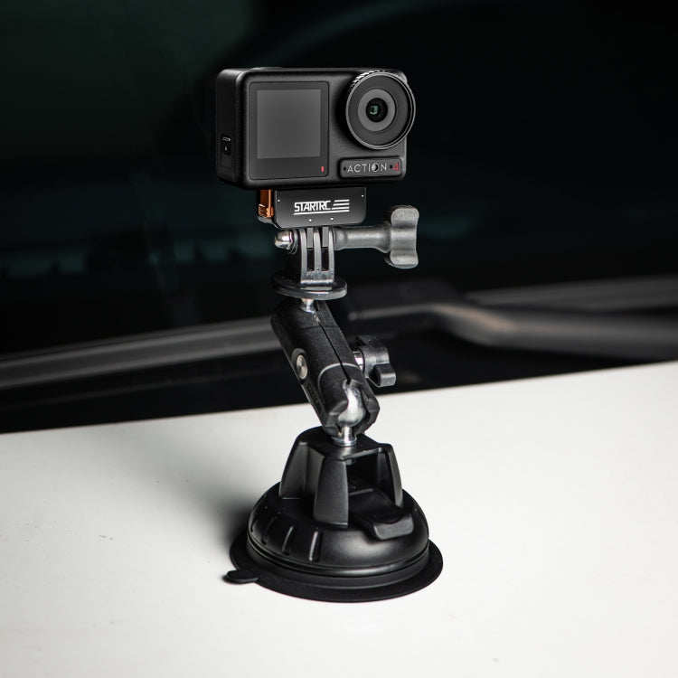 For DJI Osmo Action 4 / 3 STARTRC Metal Quick Adapter Magnetic Foldable Extension Bracket, For DJI Osmo Action 4 / 3 Metal