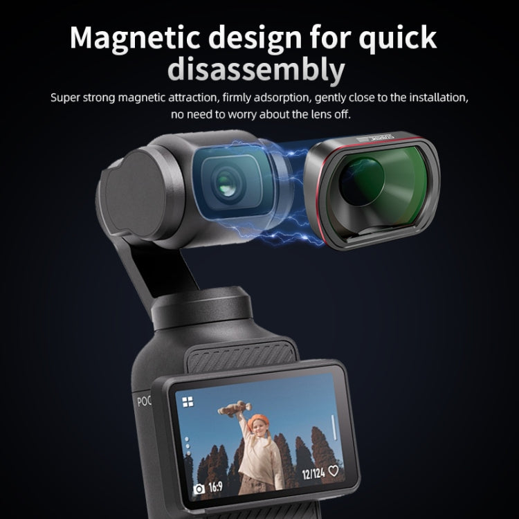 For DJI OSMO Pocket 3 STARTRC 10X Macro Lens Filter, 10X Macro