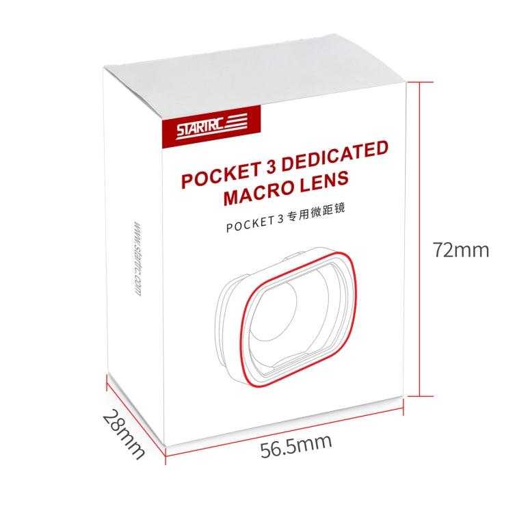 For DJI OSMO Pocket 3 STARTRC 10X Macro Lens Filter, 10X Macro