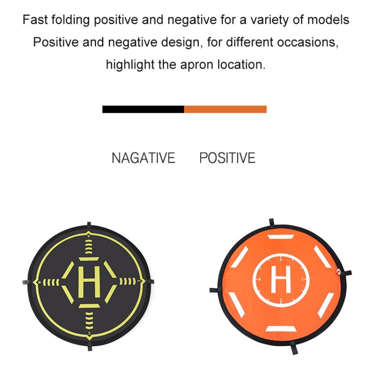 STARTRC RC Drone Quadcopter Portable Parking Apron Fast-fold Landing Parking Pad for DJI Mavic Mini / Mavic Air 2, Diameter: 56cm, Diameter: 56cm