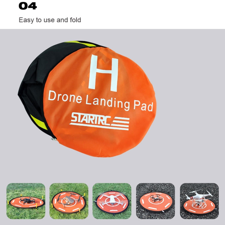 STARTRC RC Drone Quadcopter Portable Parking Apron Fast-fold Landing Parking Pad for DJI Mavic Mini / Mavic Air 2, Diameter: 56cm, Diameter: 56cm