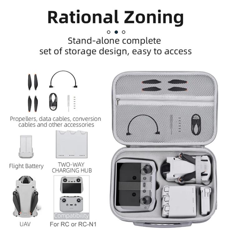 For DJI Mini 3 / 3 Pro BRDRC Shoulder Drone Remote Control Storage Carrying Bag, For DJI Mini 3 / 3 Pro