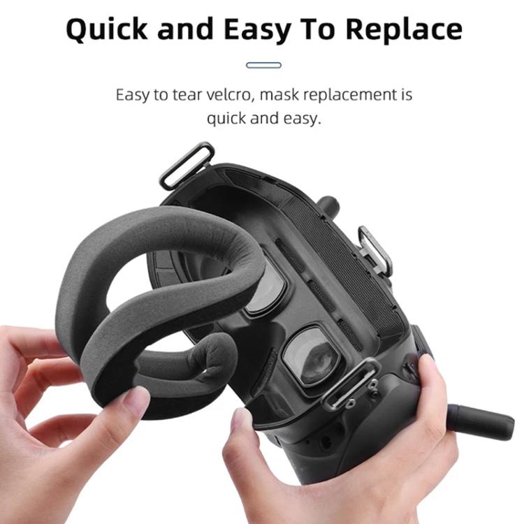 For DJI FPV Goggles V2  BRDRC Flying Glasses Protector Eyecups, For DJI FPV Goggles V2