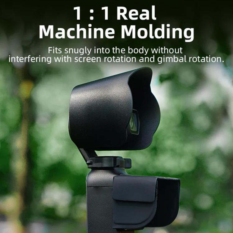 For DJI OSMO Pocket 3 BRDRC Sunshade Lens Protective Cover Hood, For DJI OSMO Pocket 3