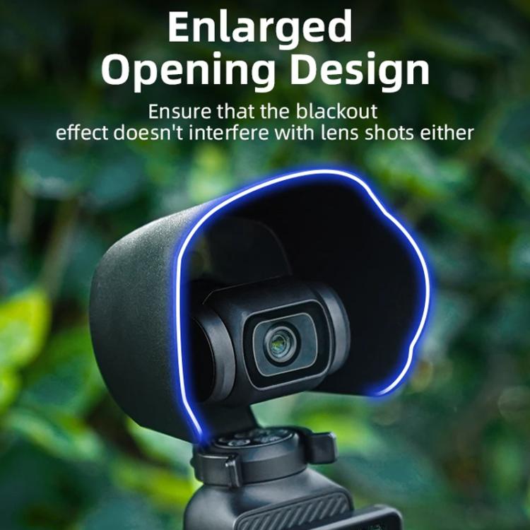 For DJI OSMO Pocket 3 BRDRC Sunshade Lens Protective Cover Hood, For DJI OSMO Pocket 3