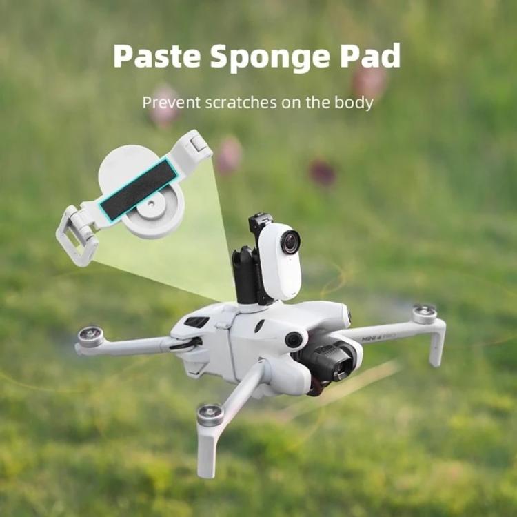 For DJI Mini 4 Pro BRDRC Action Camera Holder Bracket Adapter Drone Gimbal Extension Mount, For DJI Mini 4 Pro