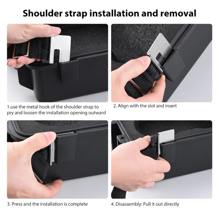 For DJI Mavic 2 BRDRC Crossbody Safety Carrying Storage Bag Waterproof Explosion-proof Box, For DJI Mavic 2 Crossbody