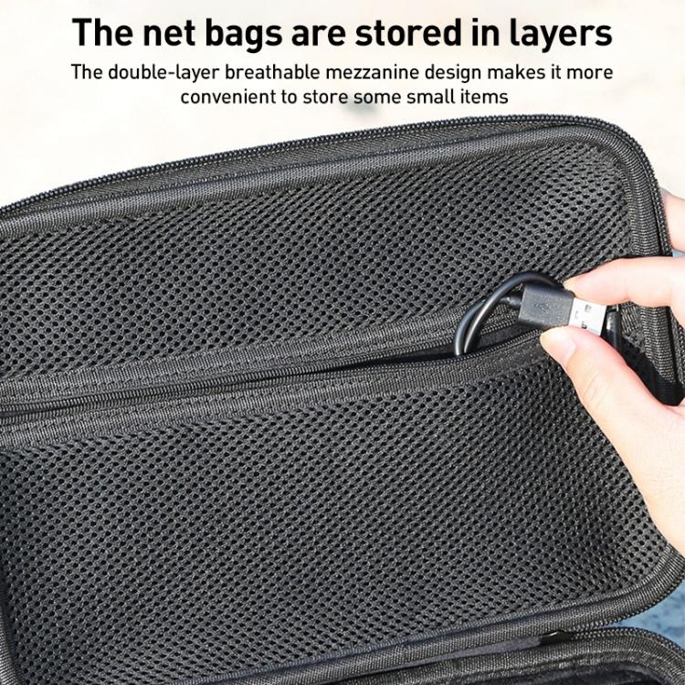 For DJI Osmo Action 5 Pro / 4 / 3 Camera and Accessories PU Storage Bag