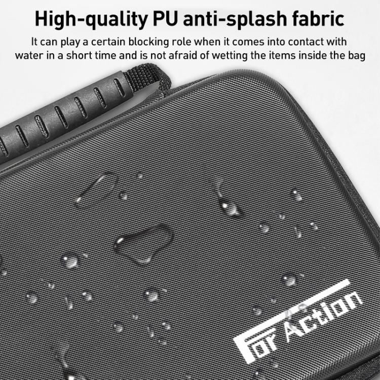 For DJI Osmo Action 5 Pro / 4 / 3 Camera and Accessories PU Storage Bag