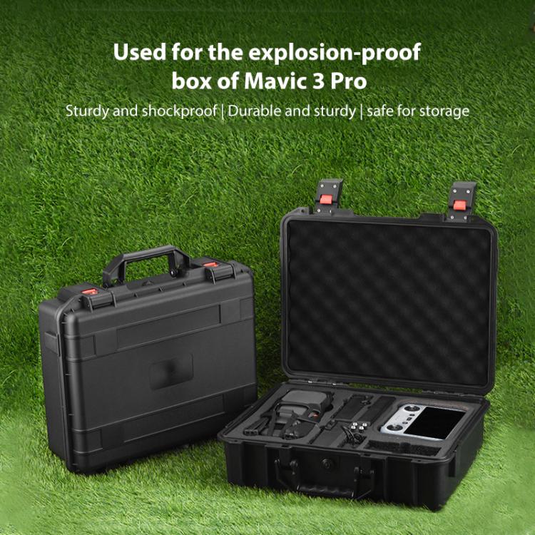 BRDRC Safety Carrying Case Storage Bag Hard Travel Waterproof Shock-proof Box, For DJI Mavic 3 Pro