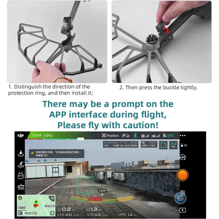 For DJI Mavic 2 Pro / Zoom BRDRC Drone Propeller Protective Guard Anti-collision Ring, For DJI Mavic 2 Pro / Zoom Surround
