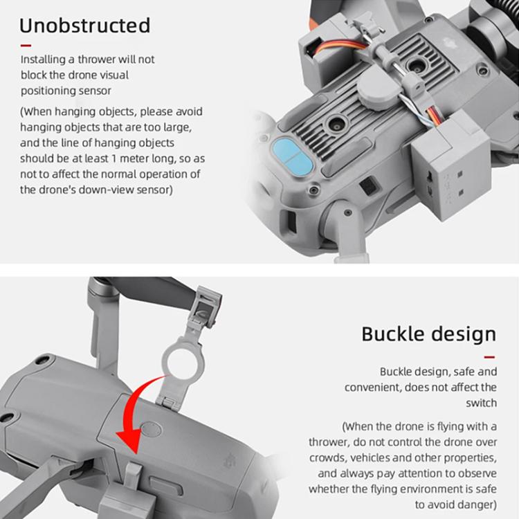 For DJI Mavic Air 2 / Air 2S Air-Dropping System Thrower Parabolic, For DJI Mavic Air 2 / Air 2S
