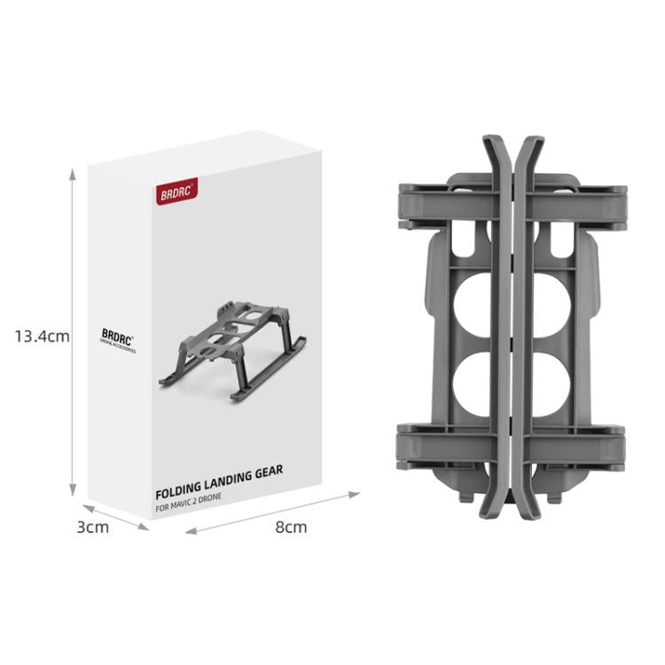 For DJI Mavic 2 BRDRC Sled Folding Heightened Landing Gear Training Rack, For DJI Mavic 2