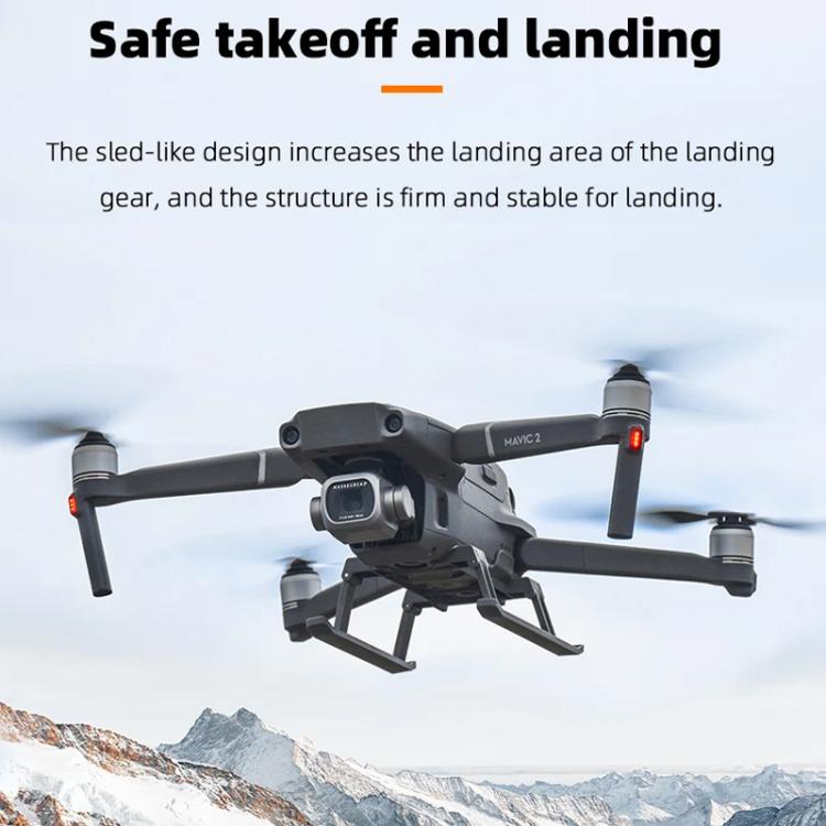 For DJI Mavic 2 BRDRC Sled Folding Heightened Landing Gear Training Rack, For DJI Mavic 2