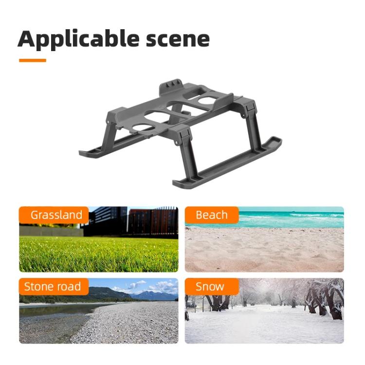 For DJI Mavic 2 BRDRC Sled Folding Heightened Landing Gear Training Rack, For DJI Mavic 2