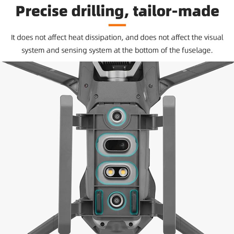 For DJI Mavic 2 BRDRC Sled Folding Heightened Landing Gear Training Rack, For DJI Mavic 2