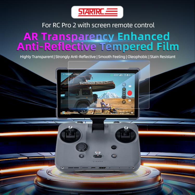 STARTRC HD AR Tempered Glass Film for DJI Mavic 4 Pro / RC Pro 2, HD AR Glass Film