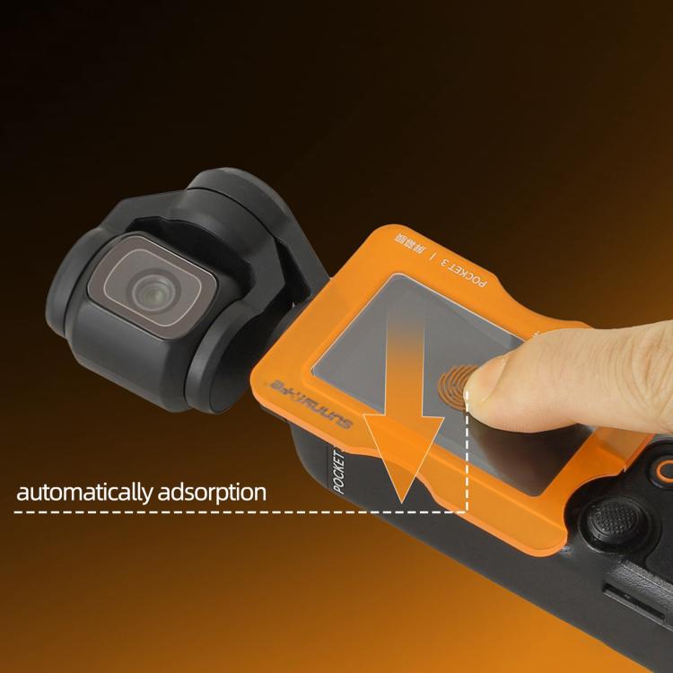 For DJI Osmo Pocket 3 Sunnylife Lens Screen Protector AR Anti-reflection Tempered Glass Film with Film Locator, Lens Screen Protector