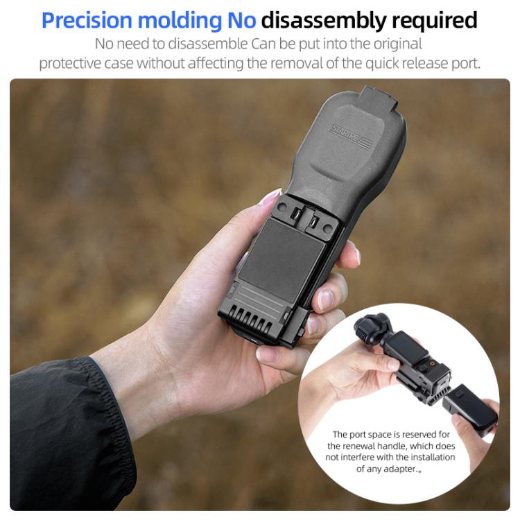 For DJI Osmo Pocket 3 STARTRC Folding Magnetic Mount Base Fixed Bracket