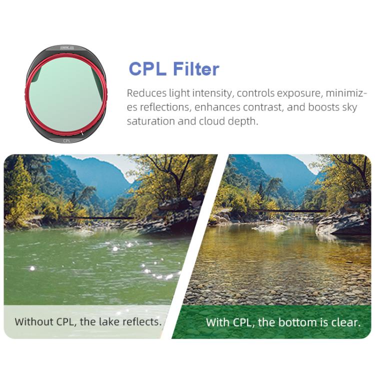 For DJI Mavic 4 Pro STARTRC CPL Lens Filter, CPL