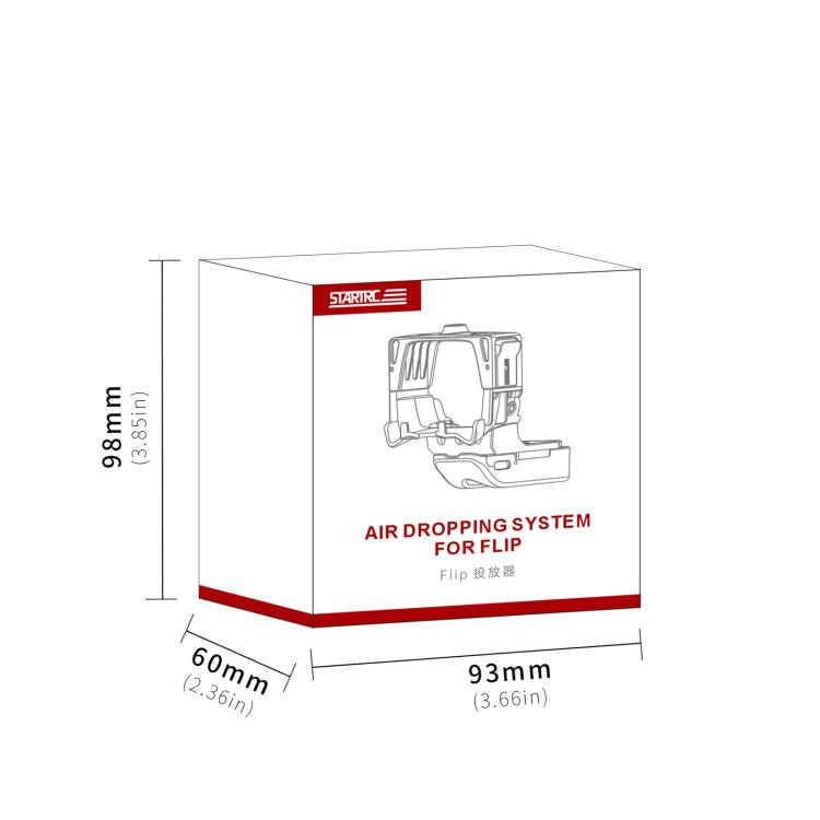 For DJI Flip STARTRC Air-Dropping System Thrower Parabolic, For DJI Flip