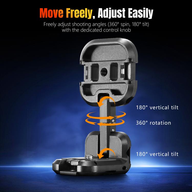 For DJI Osmo Pocket 3 STARTRC Metal L-shaped Expansion Bracket