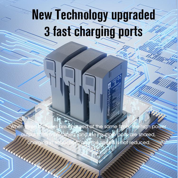 For DJI Mini 3 Pro STARTRC 3 in 1 Charging Butler Battery Charger