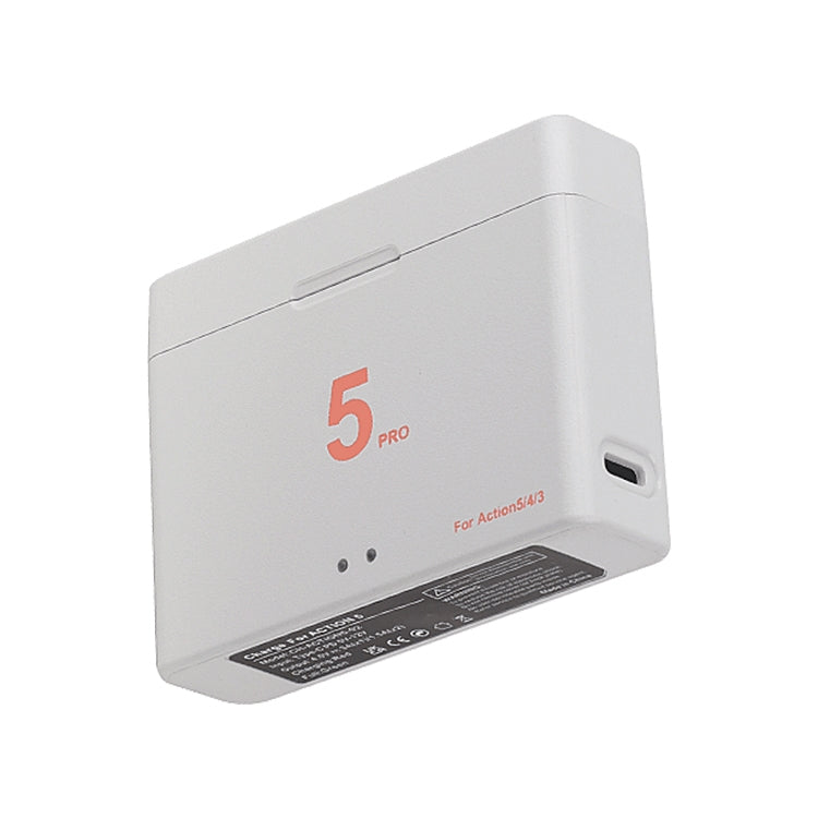 For DJI Osmo Action 5 Pro / 4 / 3 Battery Charger Box Dual-Slot Batteries Charger