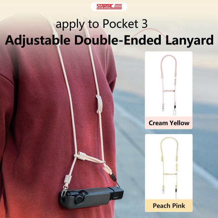 For DJI Pocket 3 STARTRC Adjustable Double-Ended Neck Strap