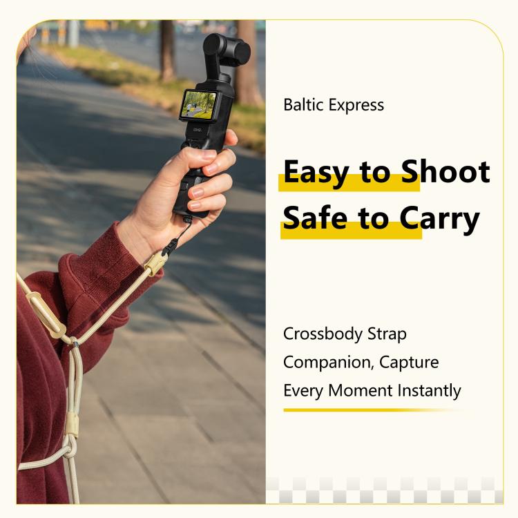 For DJI Pocket 3 STARTRC Adjustable Double-Ended Neck Strap