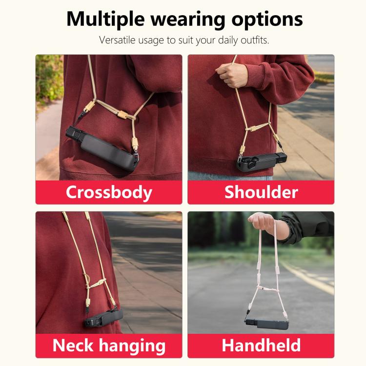 For DJI Pocket 3 STARTRC Adjustable Double-Ended Neck Strap