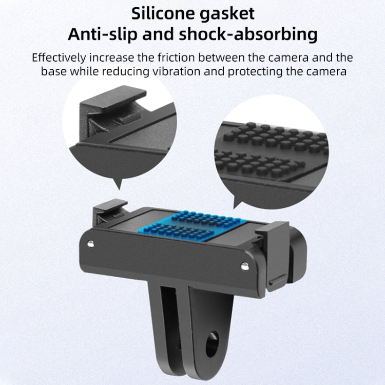 For DJI Osmo Action 5 Pro / 4  / 3 Magnetic Quick Release Base Mount Adapter