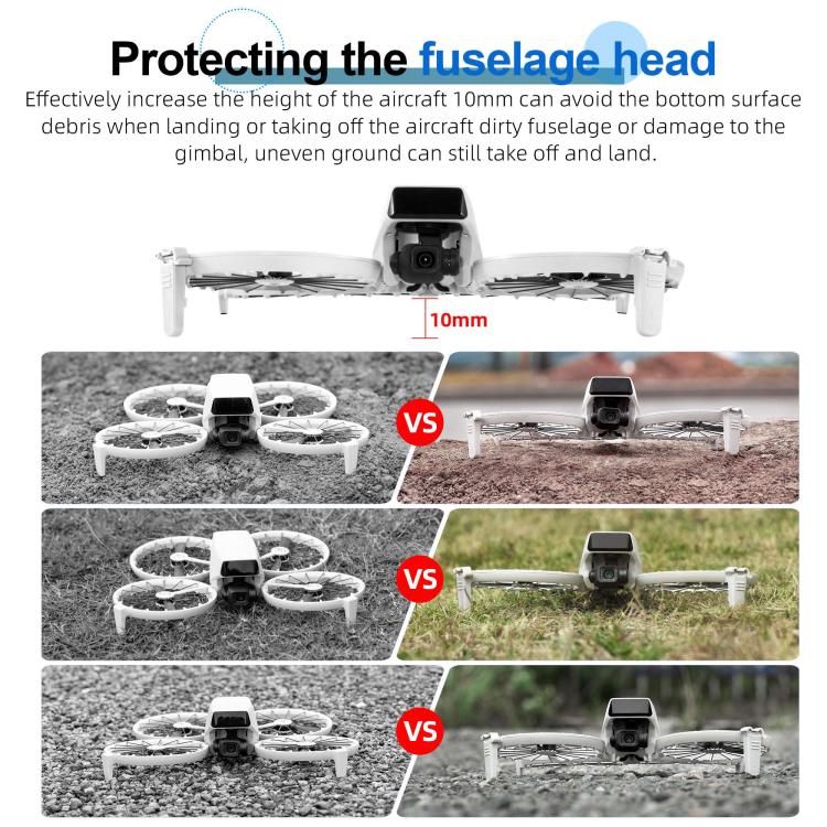 For DJI Flip STARTRC Split Type Drone Landing Gear Height Extensions Rack, For DJI Flip