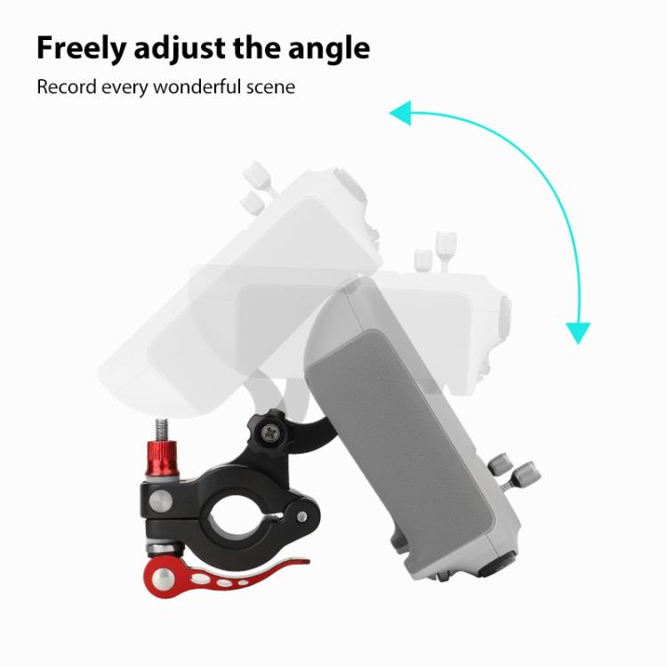 For DJI RC2 Sunnylife Remote Control Shooting Camera Bicycle Clip Mount, For DJI RC2