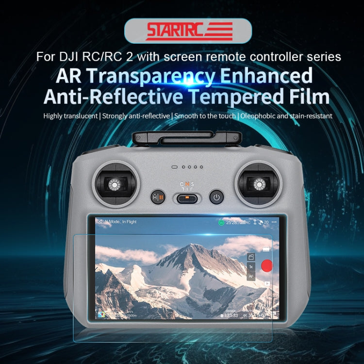 STARTRC AR Anti-reflection Tempered Glass Film for DJI RC / RC2, For DJI RC / RC2