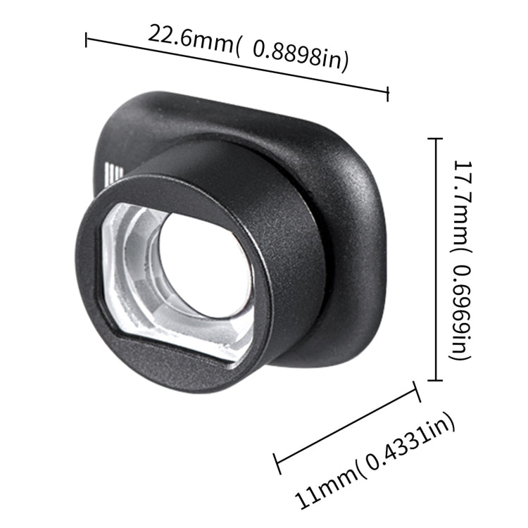 For DJI Mini 4 Pro STARTRC Drone Wide-Angle Lens Filter, For DJI Mini 4 Pro