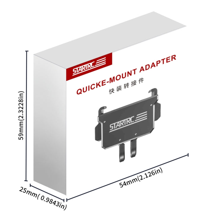 For DJI Pocket 3 STARTRC Quick Mount Adapter Extension Bracket, For DJI Pocket 3