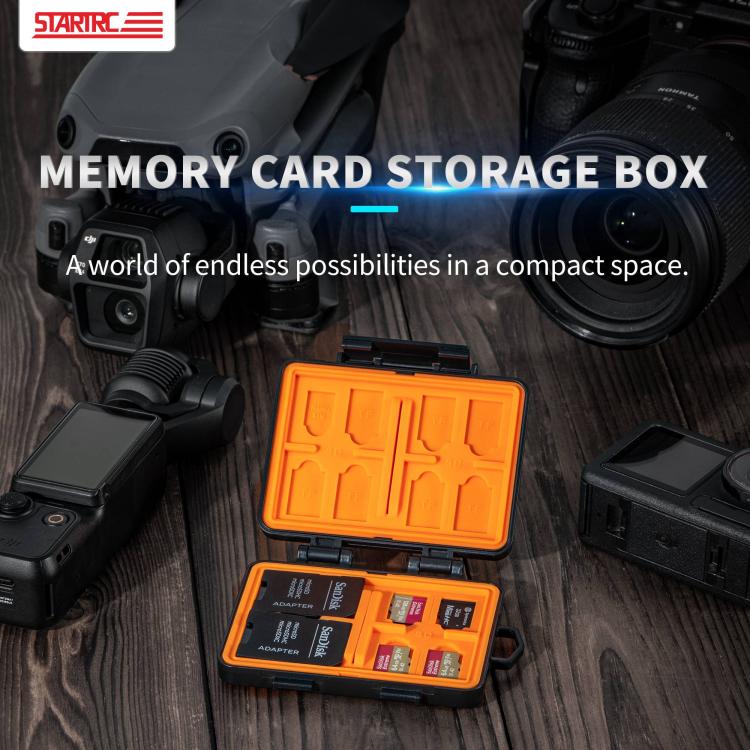 STARTRC V1 Flash Card Box SD / TF Memory Card Storage Case For DJI