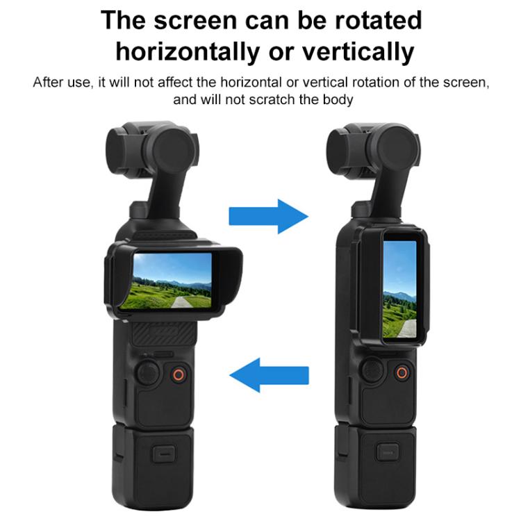 For DJI Osmo Pocket 3 BRDRC Sunshade Hood Screen Shade